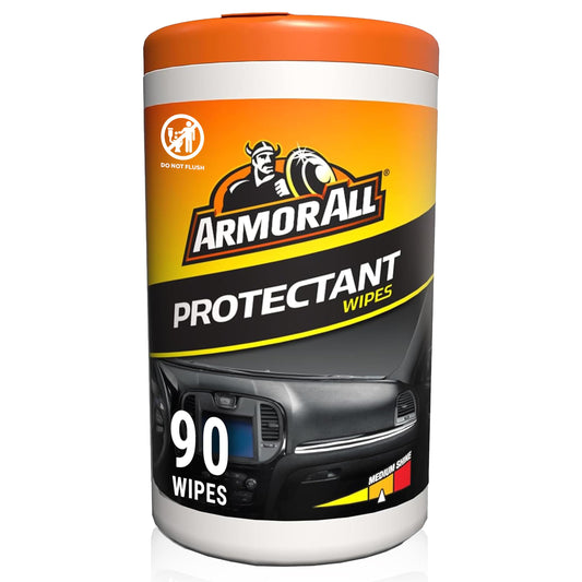 Armor All Protectant, Glass and Cleaning Wipes, Wipes for Car Interior and Car Exterior, 30 Count Each (Pack of 3)