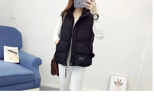 Woman Jacket Vest Cotton Clothing Cotton Coat Short Small Coat Women's Coat Cotton-Padded Jacket Special Sale