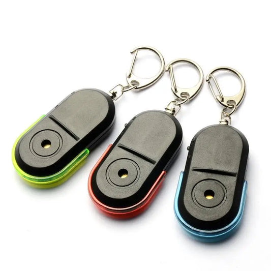 1pcs Wireless Anti-Lost Alarm Key Finder Locator Keychain Whistle Sound LED Light Things Tracker Locator Old People